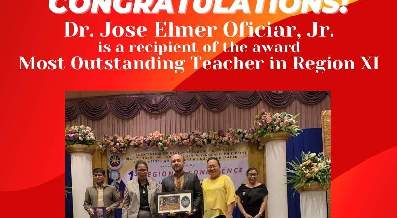 Most Outstanding Teacher in Region XI